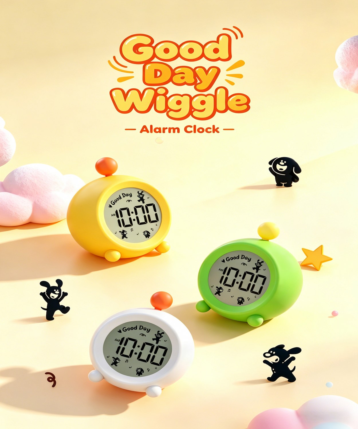 ¡¡¡Despertador digital para niños Good Day Wiggle!!!